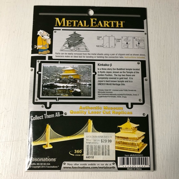 *RARE* Metal Earth Kinkaku-ji 3D Model - Picture 3 of 6